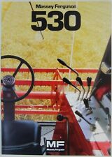 prospectus brochure moissonneuse batteuse MASSEY FERGUSON 530 tracteur tractor, occasion d'occasion  Auneau