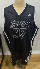 Used, Vintage Adidas Ron Artest Black On Black LA Lakers Basketball Jersey Mens 4XL for sale  Bellflower