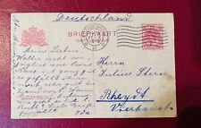 Netherlands 1919 postal for sale  MIDDLESBROUGH