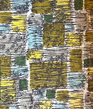 Vintage abstract barkcloth for sale  BRISTOL