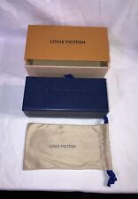 Óculos de sol Louis Vuitton vazio caixa laranja, estojo azul marinho e bolsa de pó. comprar usado  Enviando para Brazil