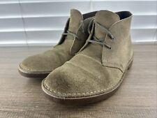 Clarks Chukka Desert Boots Mens Sand Color Suede Shoes Natural Crepe Sole 11 for sale  Shipping to South Africa