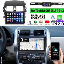 Rádio estéreo GPS navegação BT para Toyota Corolla 2009-2013 Carplay 32G Android 12 carro comprar usado  Enviando para Brazil