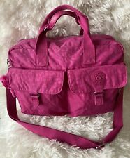 Bolsa de viagem Kipling grande fralda bebê nylon rosa tiracolo ombro comprar usado  Enviando para Brazil