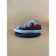 Womens Converse All Star CTAS 70 OX Sneakers Size 7 Maroon White, used for sale  Shipping to South Africa