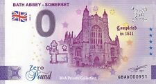 Banknot 0 euro WIELKA BRYTANIA - BATH ABBEY SOMERSET Zero Pound GBAD-2022-2 na sprzedaż  Wysyłka do Poland