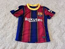 Camiseta deportiva de Rakuten Barcelona Messi, joven 16 segunda mano  Embacar hacia Argentina