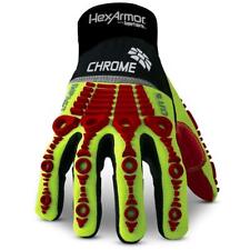 12 Pair 4036 Chrome Hi-Vis Waterproof L5 Cut Impact Resistant Work Gloves Small for sale  Irving