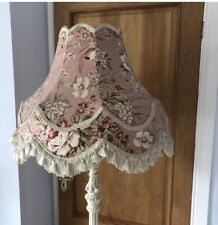 large vintage fabric lampshade for sale  WOLVERHAMPTON