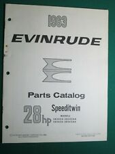 1963 evinrude 28hp speeditwin for sale  USA