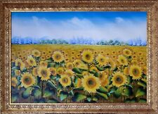 Quadro campo girasoli usato  Pescara