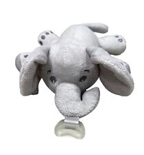 Suporte para chupeta Philips Avent Soothie aconchegante cinza elefante pelúcia Lovey comprar usado  Enviando para Brazil