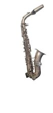 Saxofón alto americano de colección Wurlitzer tono bajo S/N 159680 plateado segunda mano  Embacar hacia Argentina