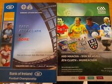Various gaa programmes for sale  Ireland