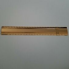 VTG Ruler Quality Roof Truss Co Boca Raton FL XMAS 1959 Metal Drafting Architect for sale  Shipping to South Africa