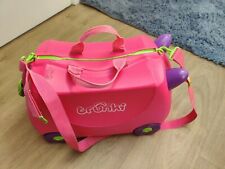 Trunki suitcase pink for sale  CROYDON