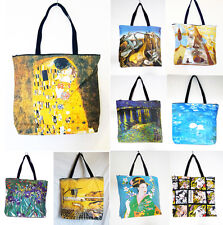 Bolsa PERNOITE/ESCOLA/VOO/ESPORTES, REPRODUÇÃO de Salvador Dali, Gustav Klimt comprar usado  Enviando para Brazil