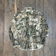 Cabelas Real Tree Shirt Y2K USA Camo Army Button Down Top, Green, Mens Medium for sale  Shipping to South Africa