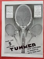 Tunmer tennis rackets d'occasion  Expédié en Belgium