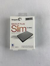 Seagate Backup Plus Slim Mac unidade portátil 500 GB compatível com USB 3.0 com Windows comprar usado  Enviando para Brazil