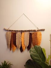 Set macrame feathers for sale  BRIGHOUSE