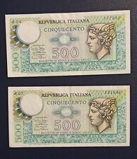 Lotto due banconote usato  Vercelli