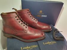 Loake burford burgundy for sale  DONCASTER