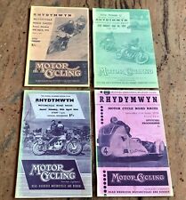 Motorcycle programmes. races. for sale  ELLESMERE PORT