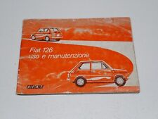 Fiat 126 libretto usato  Bussoleno