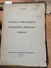 Ciferri saggio bibliografia usato  Italia