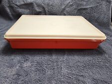 Antiga caixa de armazenamento Tupperware Deli Keeper 290-12 9,5x13,751 com tampa transparente páprica comprar usado  Enviando para Brazil