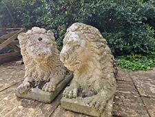 stone lion statues for sale  DIDCOT