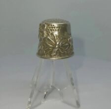 silver scenes thimble for sale  CAERPHILLY