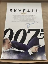 Pôster assinado por Daniel Craig 007 James Bond 24 x 36 Skyfall filme  comprar usado  Enviando para Brazil