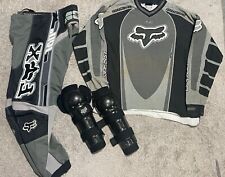 Used, Fox Racing 180 XL Jersey Pants Sz 36 Combo Men's Black Gray Gear Shin Guards for sale  Shipping to South Africa