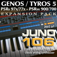 JUNO 106 • Expansion Pack for Yamaha arrangers (Genos, Tyros 5, SX, PSRs) for sale  Shipping to Canada