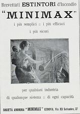Pubblicita 1928 minimax usato  Biella