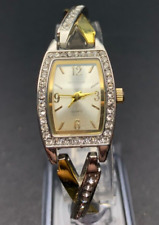 Relógio analógico vintage Concepts moldura de diamante - Não testado - Pode precisar de bateria/reparo comprar usado  Enviando para Brazil