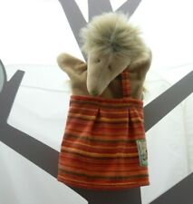 Moulin Roty doudou marionnette hérisson Emile avec robe orange rayée d'occasion  Craponne