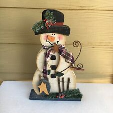 Wooden snowman christmas for sale  Castle Rock