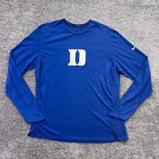 Camisa masculina Duke Blue Devils azul grande Nike Dri Fit malha traseira desempenho NCAA comprar usado  Enviando para Brazil