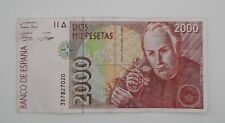 1992 / Banco de España, ESPAÑA - 2000 Pesetas Españolas Billete, Nº 3S 7827020 segunda mano  Embacar hacia Mexico