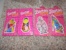 BARBIE LITLLE EXTRAS DE PLAYA COMPRAS BELLEZA Y ZAPATOS DÉCADA DE 1990 4 PAQUETES NUEVOS segunda mano  Embacar hacia Argentina