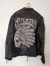 mens affliction leather jacket for sale  Fayetteville