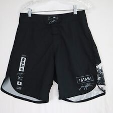 Ropa de lucha Tatami Jiu-Jitsu Pantalones cortos para hombre 30 agarre pequeño MMA Entrenamiento negro segunda mano  Embacar hacia Argentina