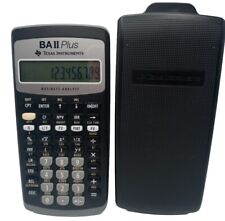 Calculadora financeira Texas Instruments BA 2 II PLUS analista de negócios com capa comprar usado  Enviando para Brazil