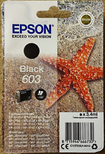 NOVO SELADO Original Epson Starfish 603 cartucho de tinta preto (C13T03U14010) comprar usado  Enviando para Brazil