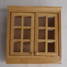 Dollhouse Miniature Wall Cabinet Kitchen Hutch 1:12 Scale Wood Furniture 3-1/4"W, used for sale  Shipping to South Africa