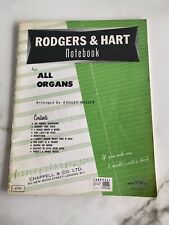 Rodgers hart notebook for sale  BEVERLEY