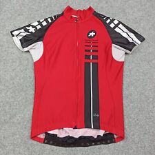 ASSOS Mujer Ciclismo Cuerpo R&d Talla M Cremallera Completa Camisa Rojo Elástico, usado comprar usado  Enviando para Brazil